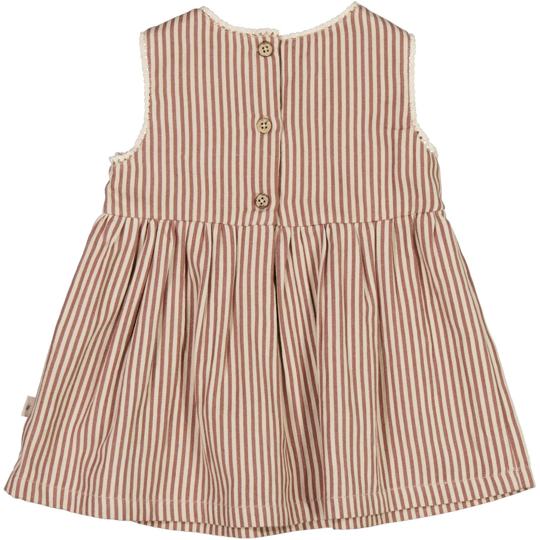 Dress Kirsten Vintage Stripe - Wheat Kids Clothing