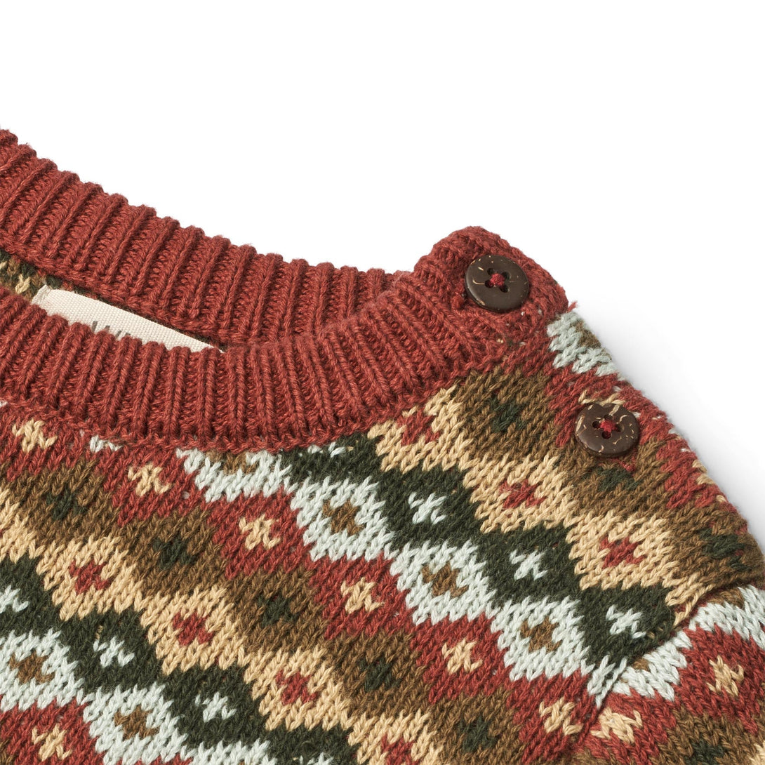 Jacquard Knit Pullover Elias