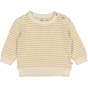 Knit Pullover Morgan Dry Clay Stripe Youth by Wheat Kids Clothing by W