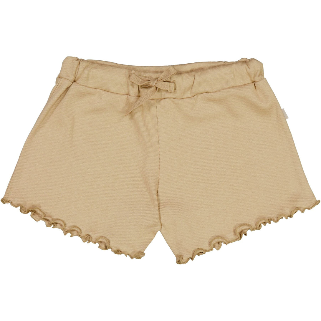 Rib Shorts Gertrud Latte - Wheat Kids Clothing