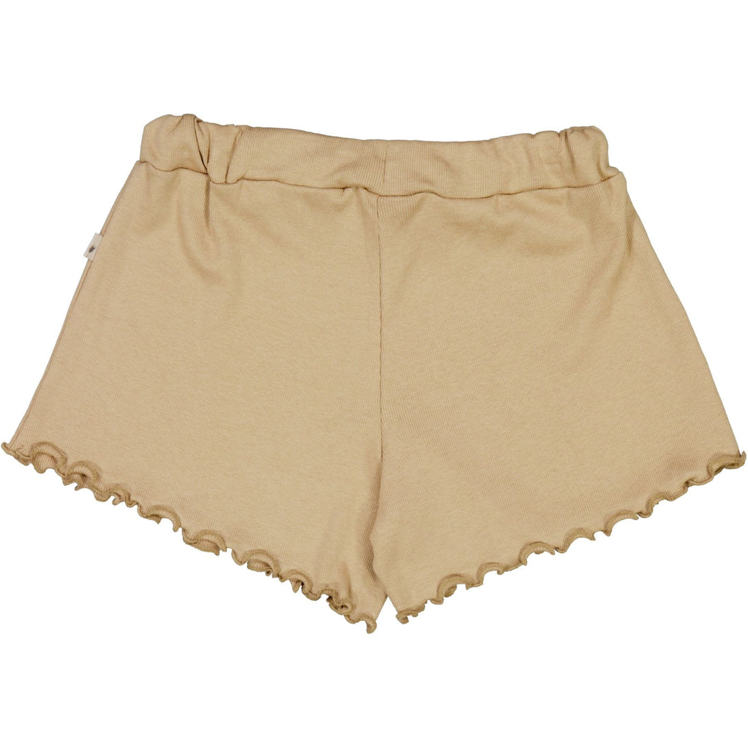 Rib Shorts Gertrud Latte - Wheat Kids Clothing